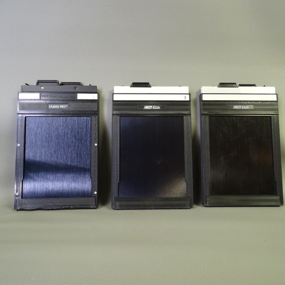 Lof of 3 4x5 Cut Film Holders Fidelity Elite Studio Pro